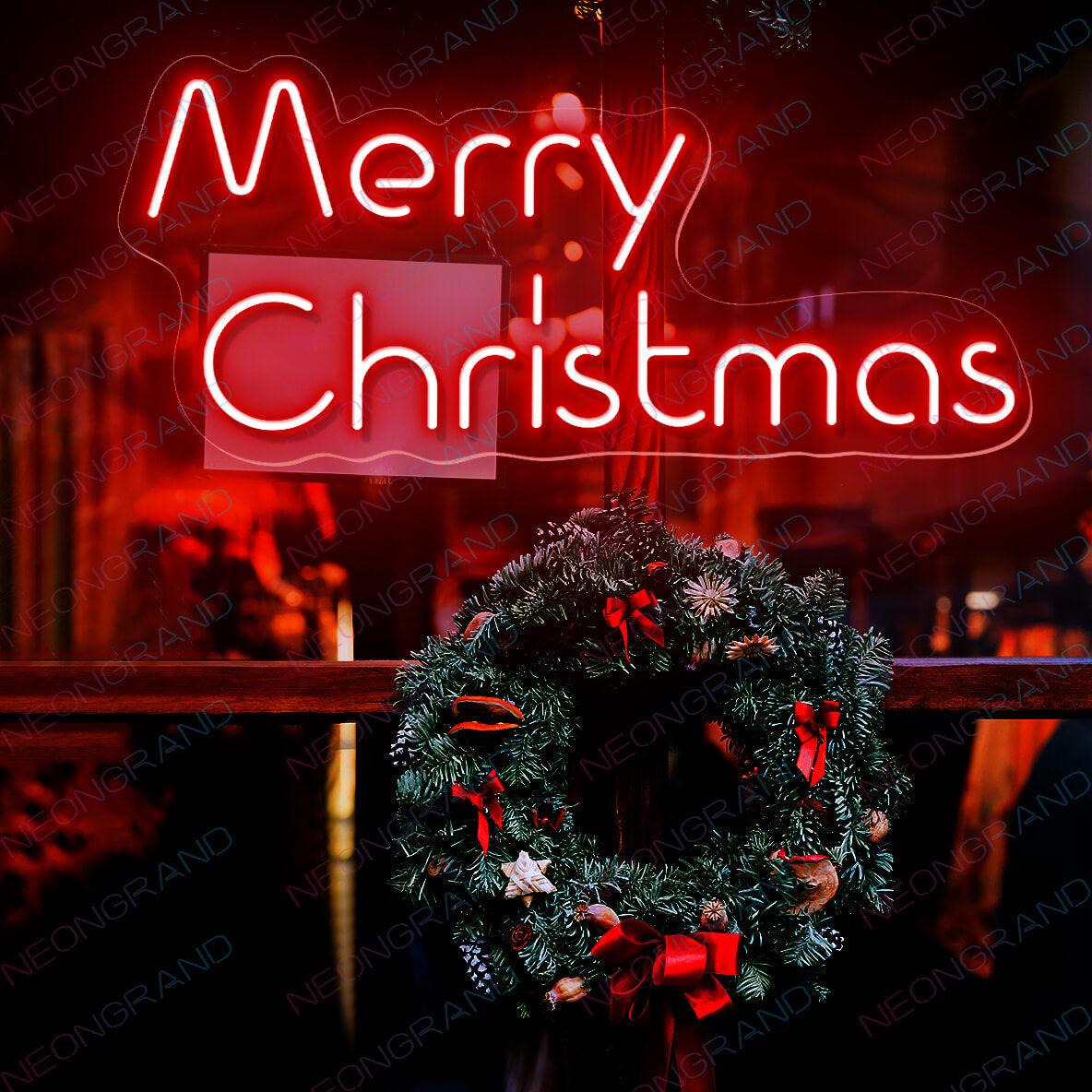 Merry Christmas Led Sign Indoor Outdoor Neon Signs