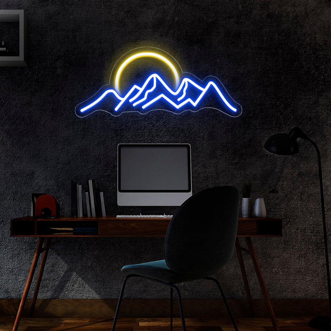 Mountain Neon Sign Led Light 1