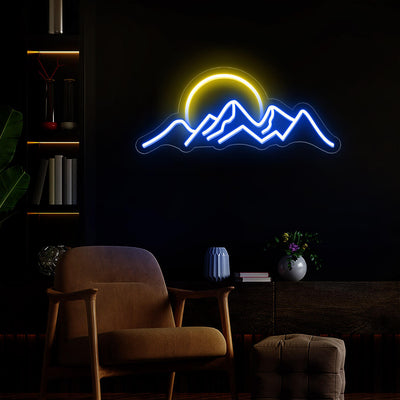 Mountain Neon Sign Led Light 3