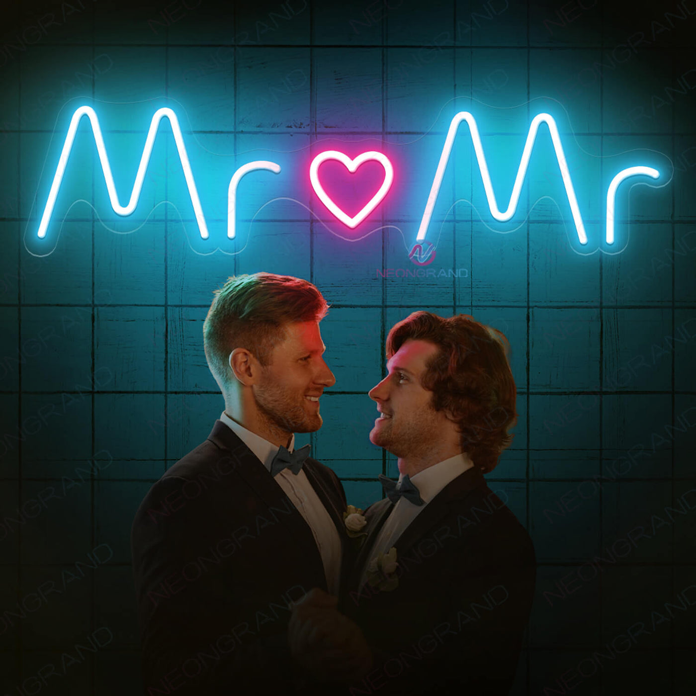 Mr And Mr Neon Wedding Sign Led Light