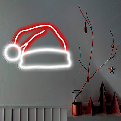 Neon Christmas Lights Santa Hat Led Neon Sign 2