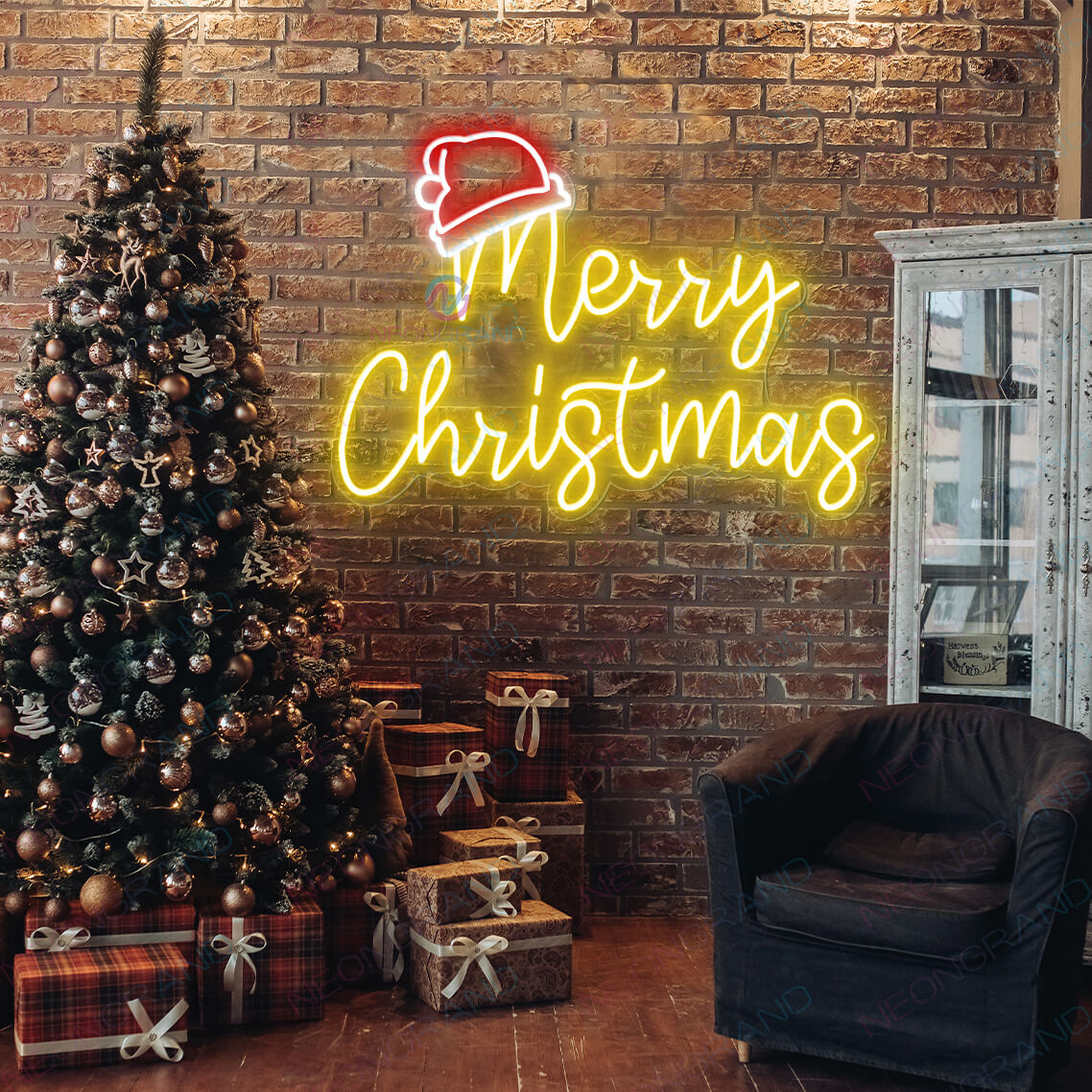Neon Merry Christmas Led Sign Light