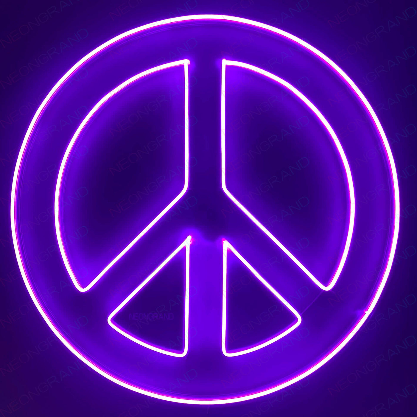 Neon Peace Sign Led Light, Lighted Up Peace Neon Signs wm