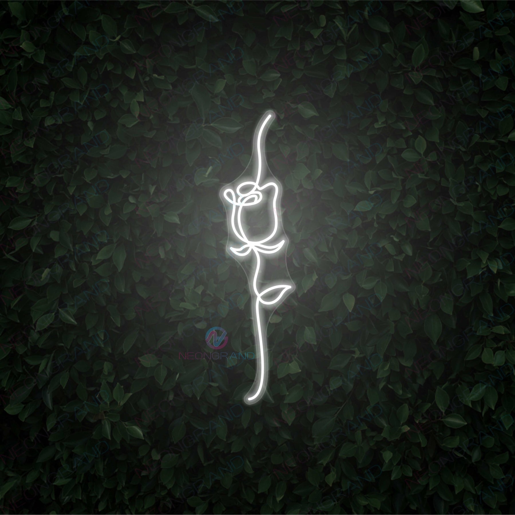 Neon Rose Sign Flower Led Light Aesthetic Neon Signs - NeonGrand