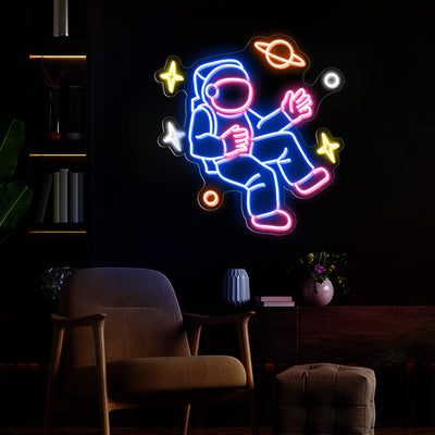 Neon Sign Astronaut Space Led Light Mk 1