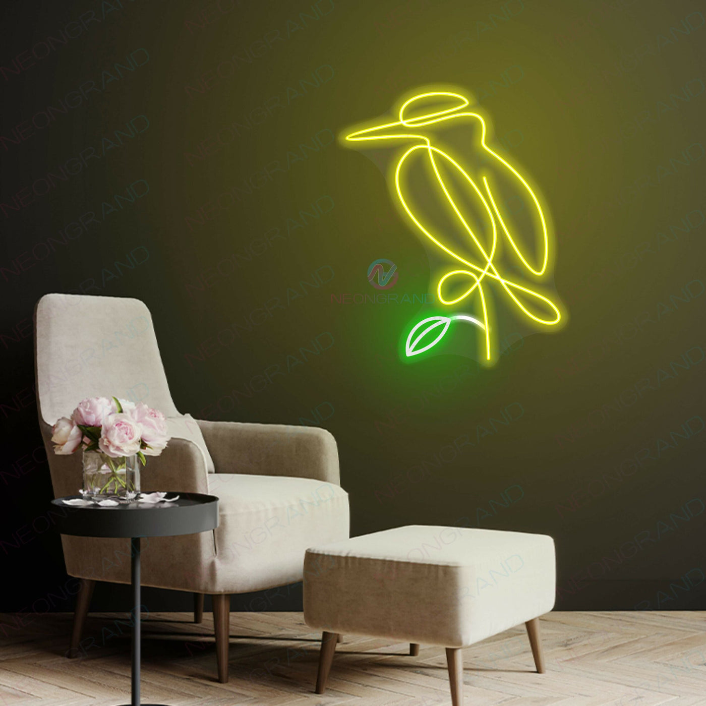 Neon Sign Bird Led Light Hummingbird Neon Signs 1