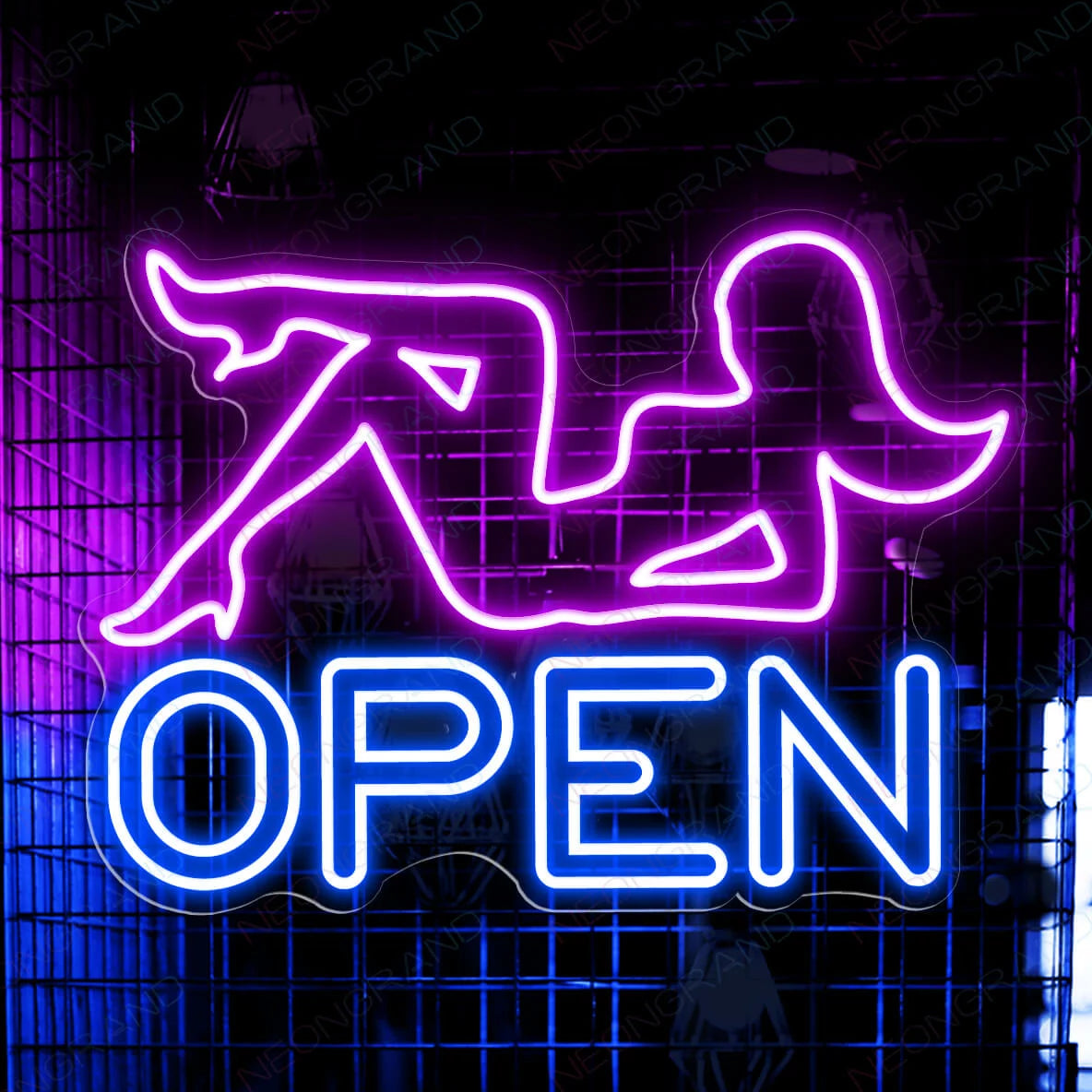 Neon Strip Club Sign Bar Led Light purple