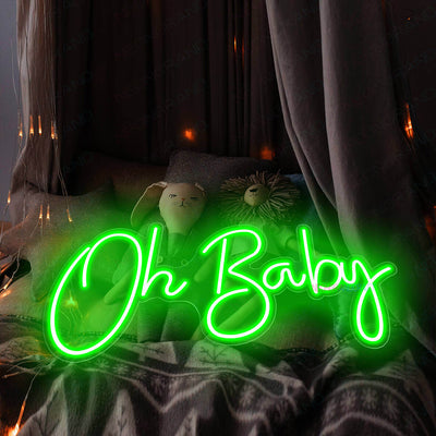 Oh Baby Neon Sign Led Light Name, Baby Shower Neon Sign gr1