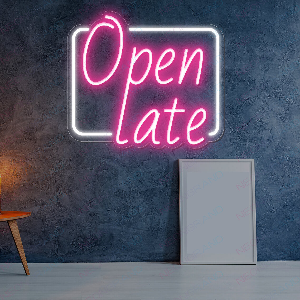 Open Late Neon Sign Open Led Light pink