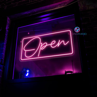 Open Neon Signs Led Light pink
