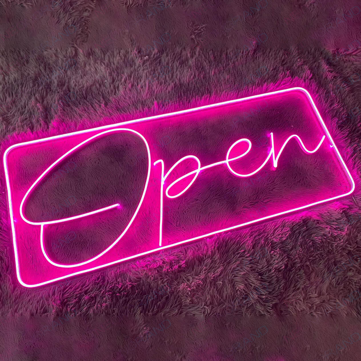 Open Outdoor Waterproof Neon Signs Led Light Pink 1