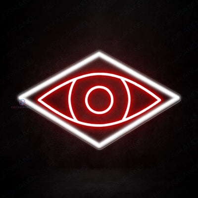 Psychic Neon Sign Eyes Led Light red