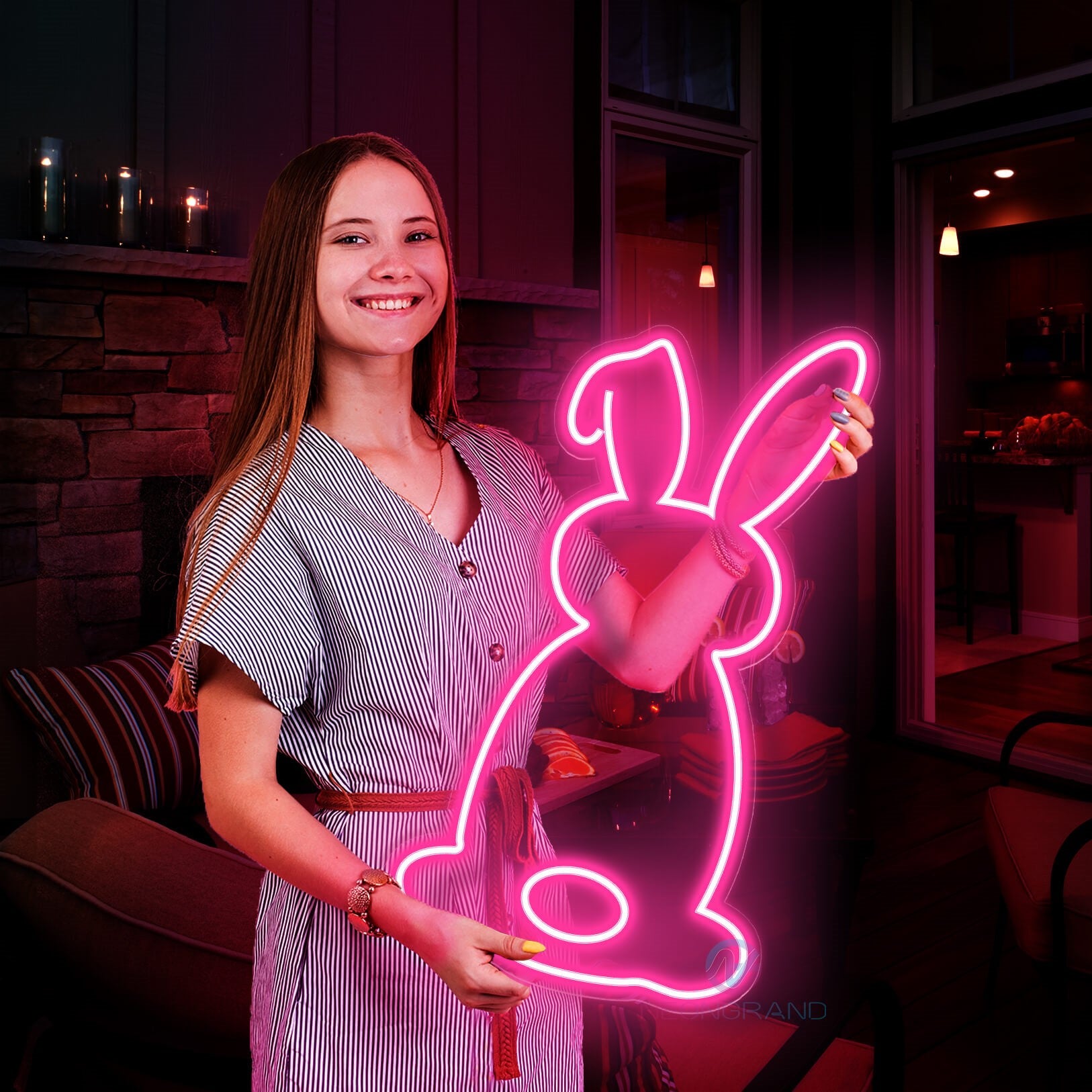 Rabbit Neon Sign Animal Led Light Cool Neon Sign - NeonGrand
