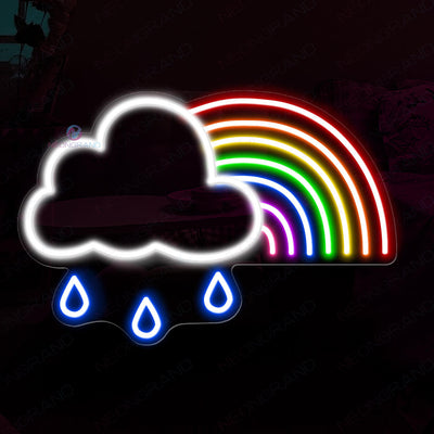 Rainbow Neon Sign Rain Cloud Led Light 3