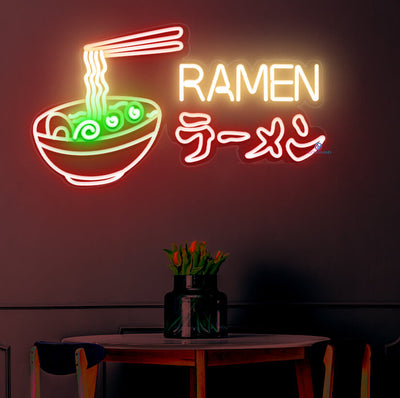 Ramen Neon Sign Japanese Noodle Led Light