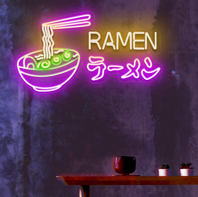 Ramen Neon Sign Japanese Noodle Led Light
