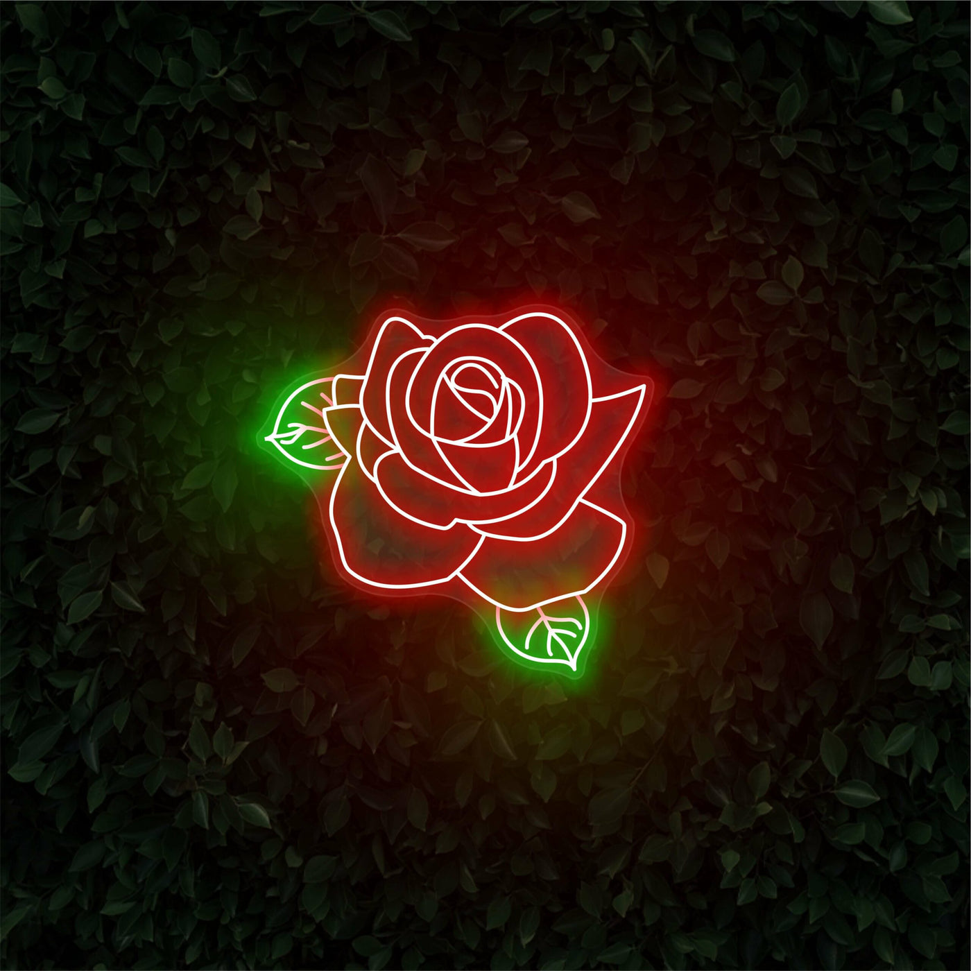 Rose Neon Light Flower Led Sign 1