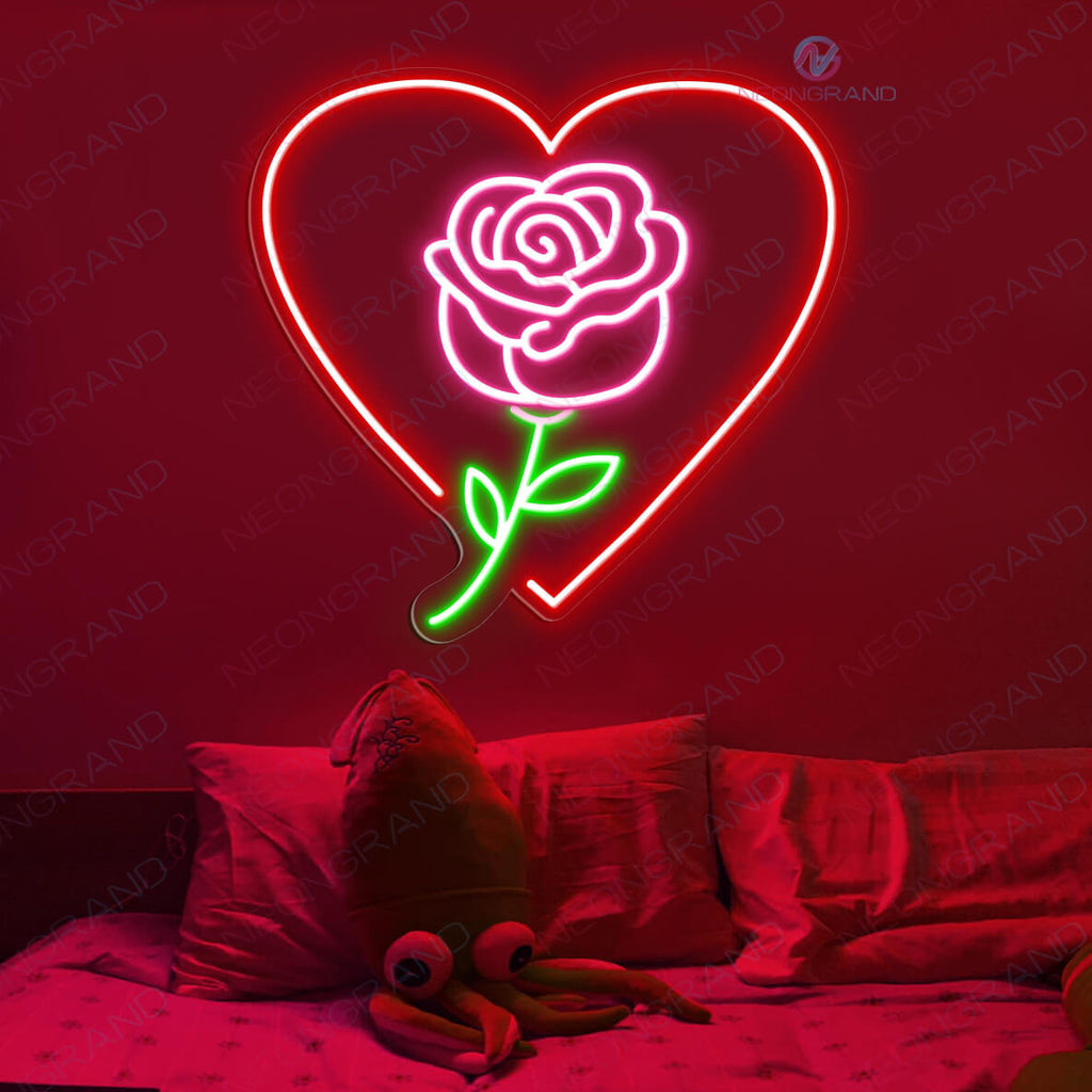 Rose Neon Sign,rose Neon Light,rose Neon Signs for Bedroom,flower Neon  Sign,flower Neon Light,neon Sign Rose,neon Sign Flower -  Sweden