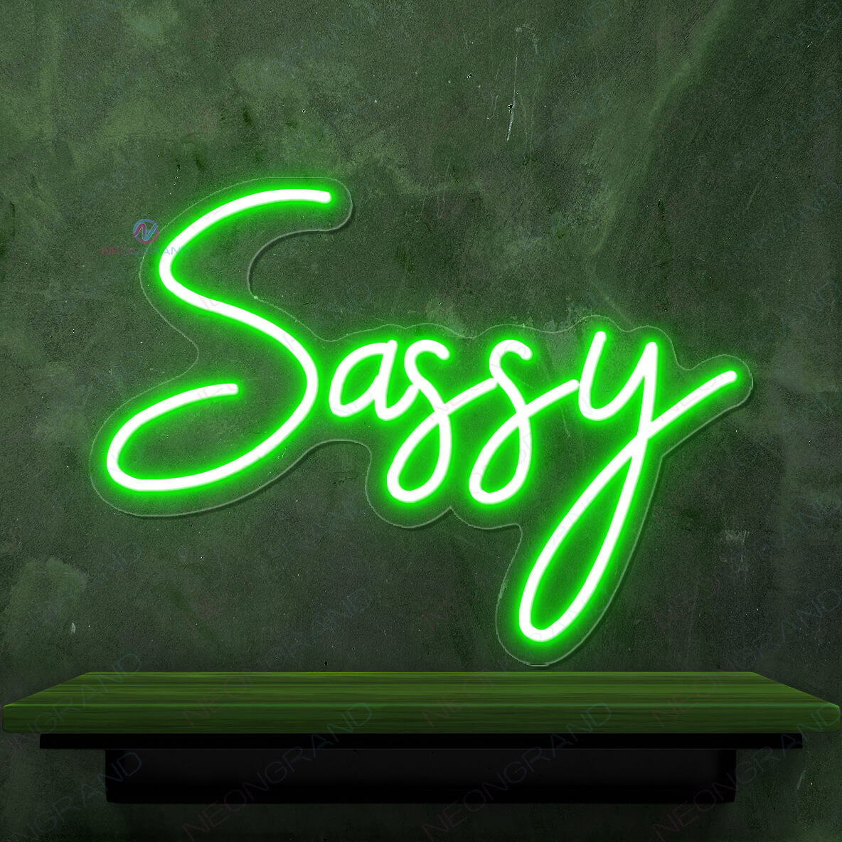 Sassy Neon Sign Stay Sassy Neon Party Led Light green