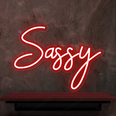 Sassy Neon Sign Stay Sassy Neon Party Led Light red