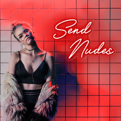 Send Nudes Neon Sign Sexy Led Light red