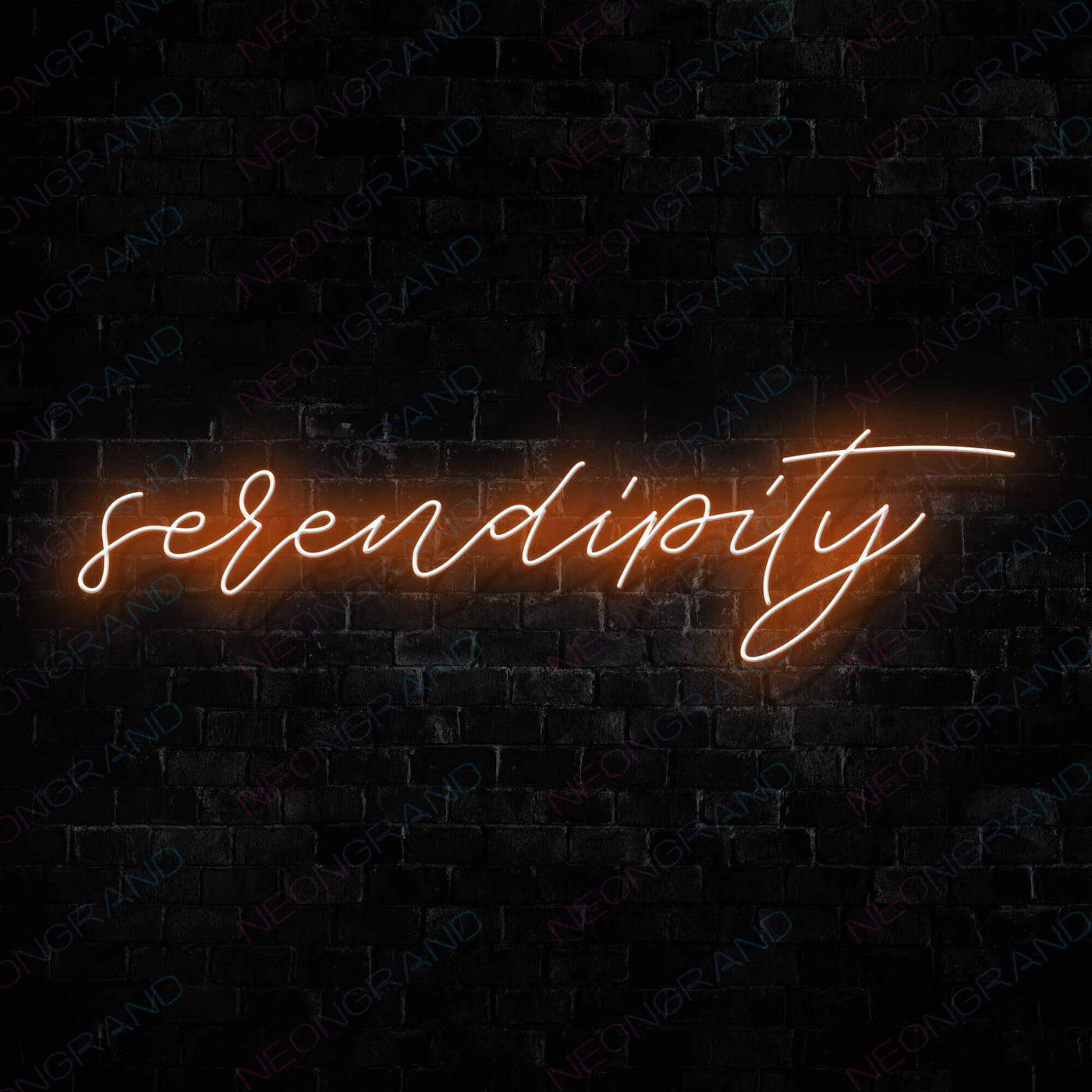 Serendipity BTS Neon Sign Army KPop Led Light DarkOrange