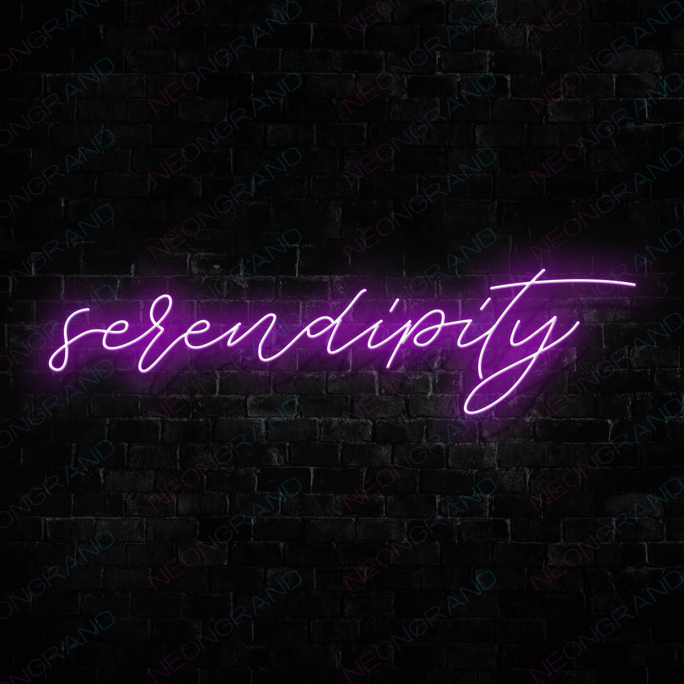 Serendipity BTS Neon Sign Army KPop Led Light Purple