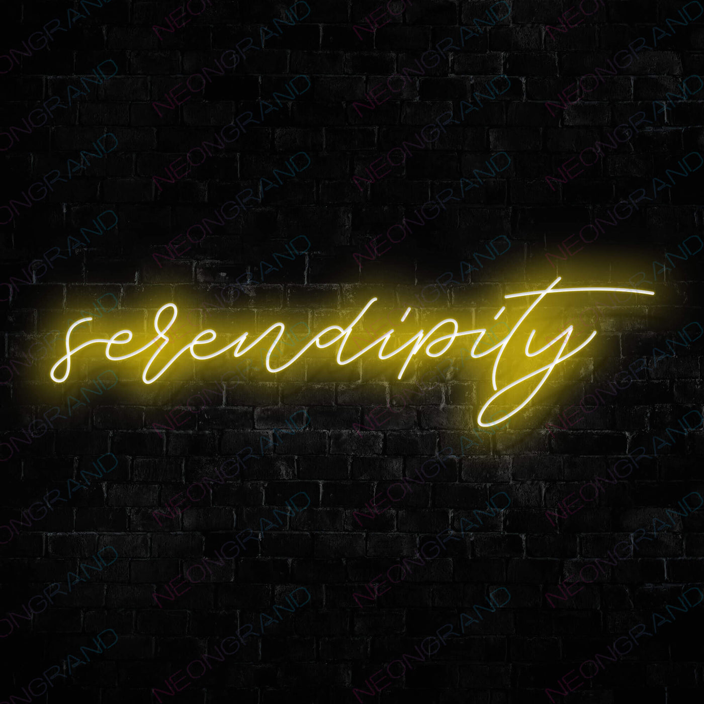 Serendipity BTS Neon Sign Army KPop Led Light Yellow