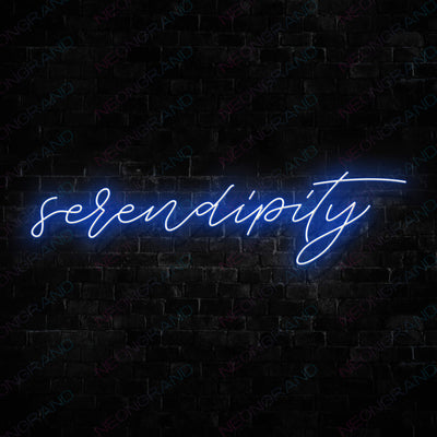 Serendipity BTS Neon Sign Army KPop Led Light Blue