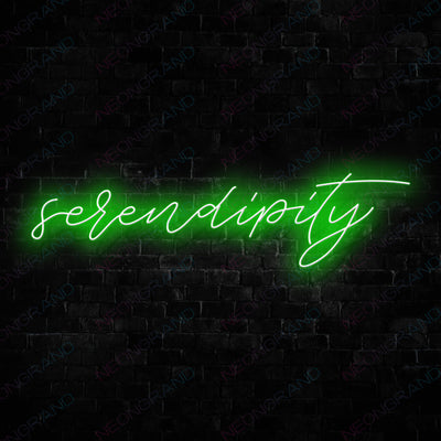 Serendipity BTS Neon Sign Army KPop Led Light Green