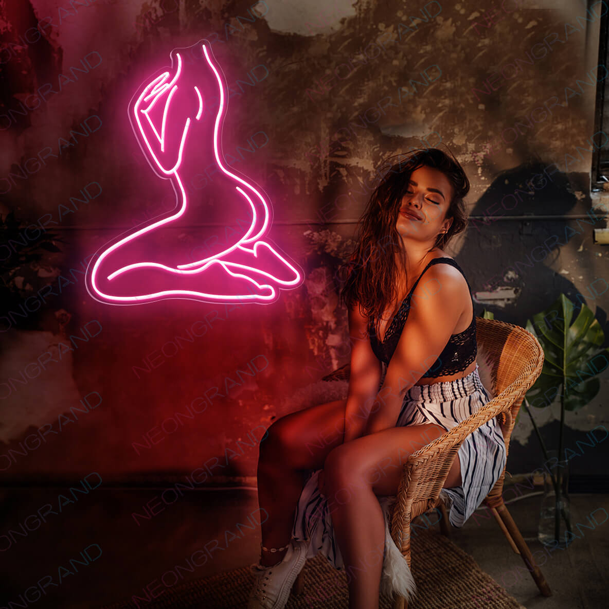 Sexy Female Body Neon Sign Woman Led Light mk 2