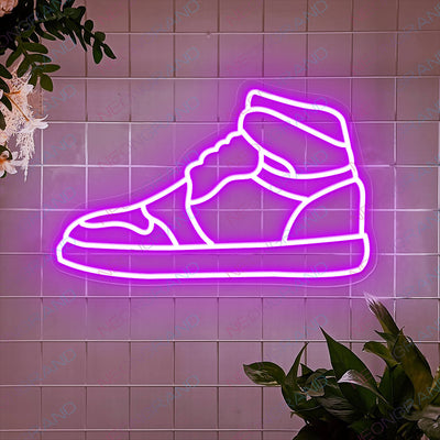 Sneaker Neon Sign Shoe Led Light purple