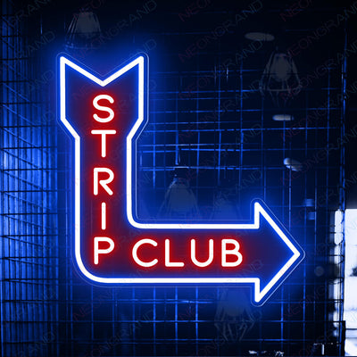 Strip Club Neon Sign Bar Led Light blue