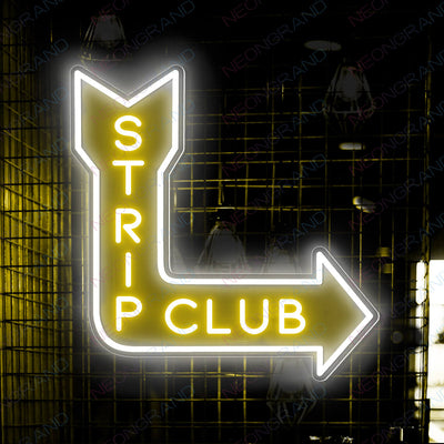 Strip Club Neon Sign Bar Led Light yellow mix