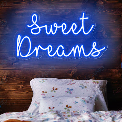 Sweet Dreams Neon Sign Led Light blue