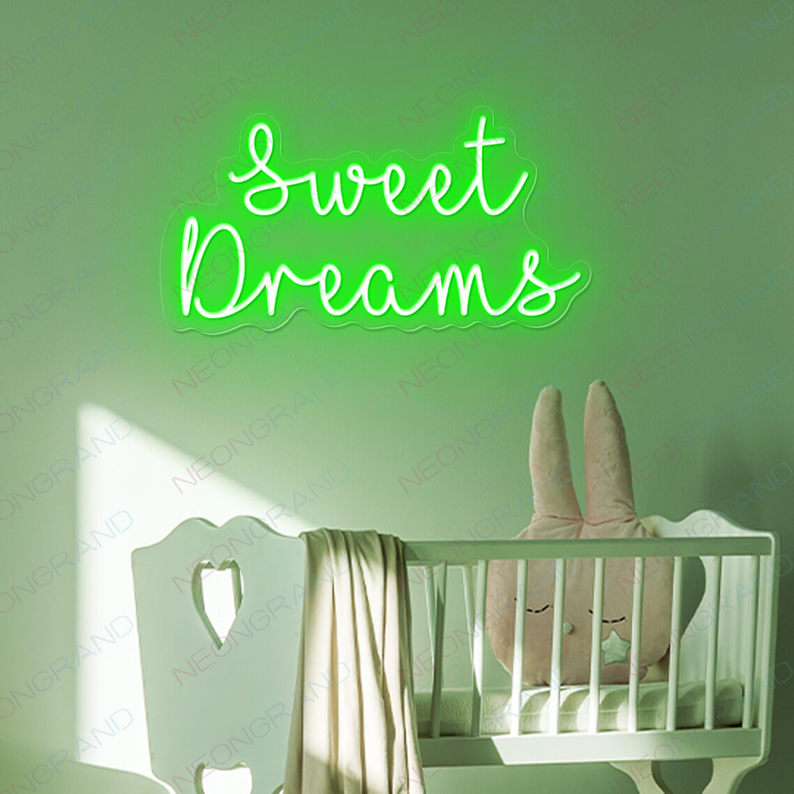 Sweet Dreams Neon Sign Led Light green