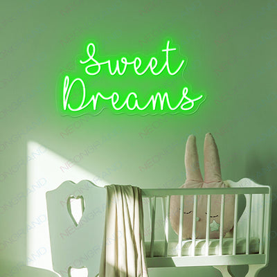 Sweet Dreams Neon Sign Led Light green