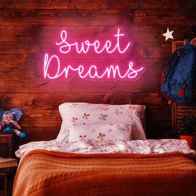 Sweet Dreams Neon Sign Led Light pink