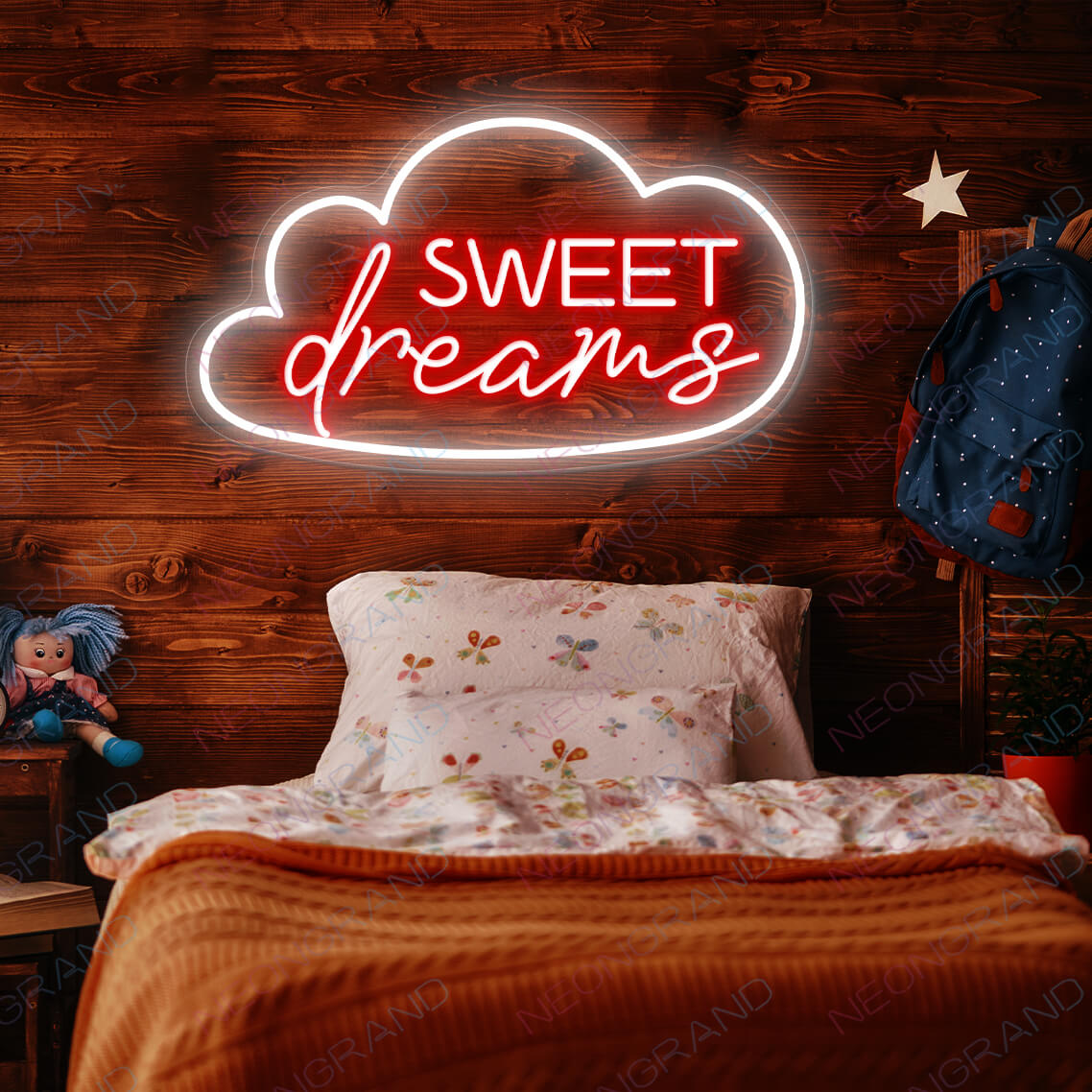 Sweet Dreams Neon Sign Pink Led Light red