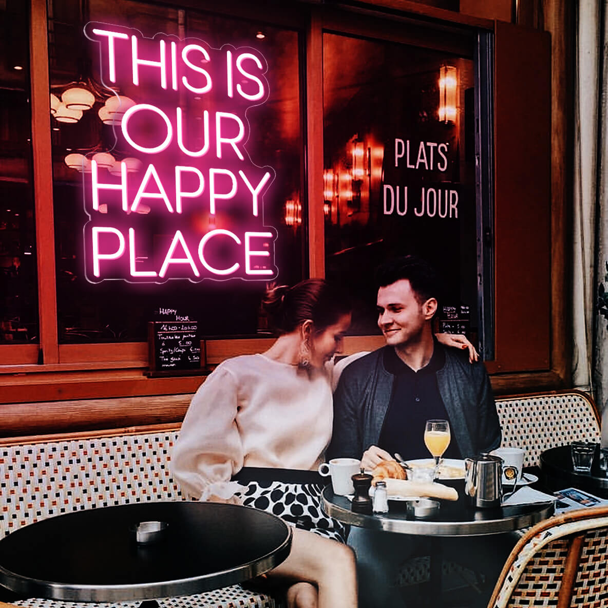 This Is Our Happy Place Neon Sign Led Light