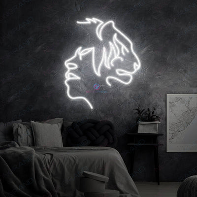 Tiger Neon Sign Animal Led Light Cool Neon Signs For Room white