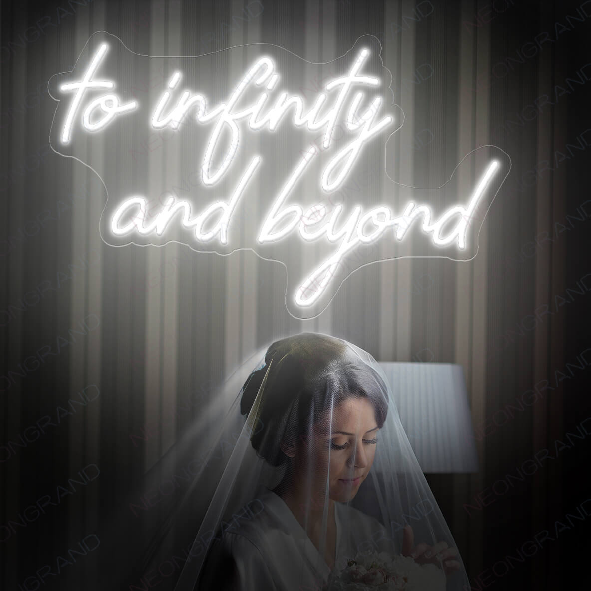 To Infinity And Beyond Neon Sign Love Led Light White