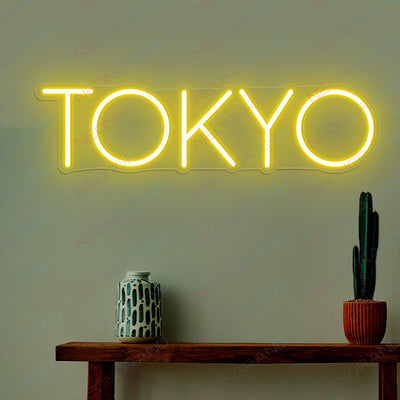 Tokyo Neon Sign Led Light, Japanese Neon Signs yellow