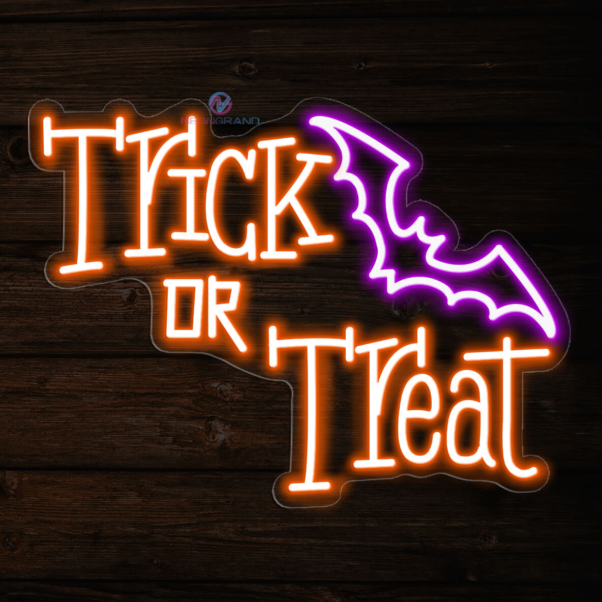 Trick Or Treat Neon Sign Halloween Led Light 2