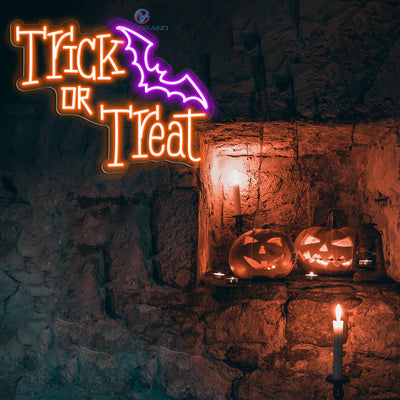 Trick Or Treat Neon Sign Halloween Led Light3