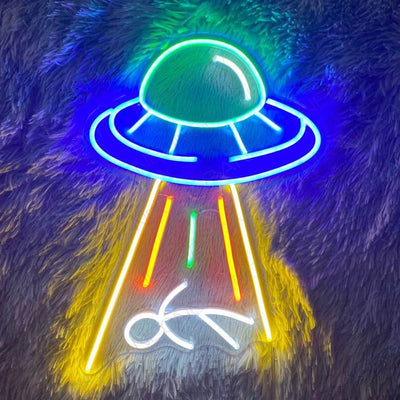 Ufo Neon Sign Alien Led Light wm