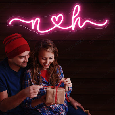 Valentine Neon Sign Custom Neon Name Sign Love Led Light pink