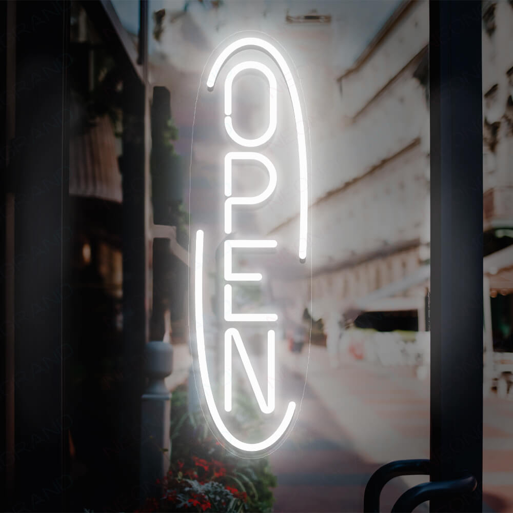 Vertical Neon Open Sign Business Neon Led Light - NeonGrand