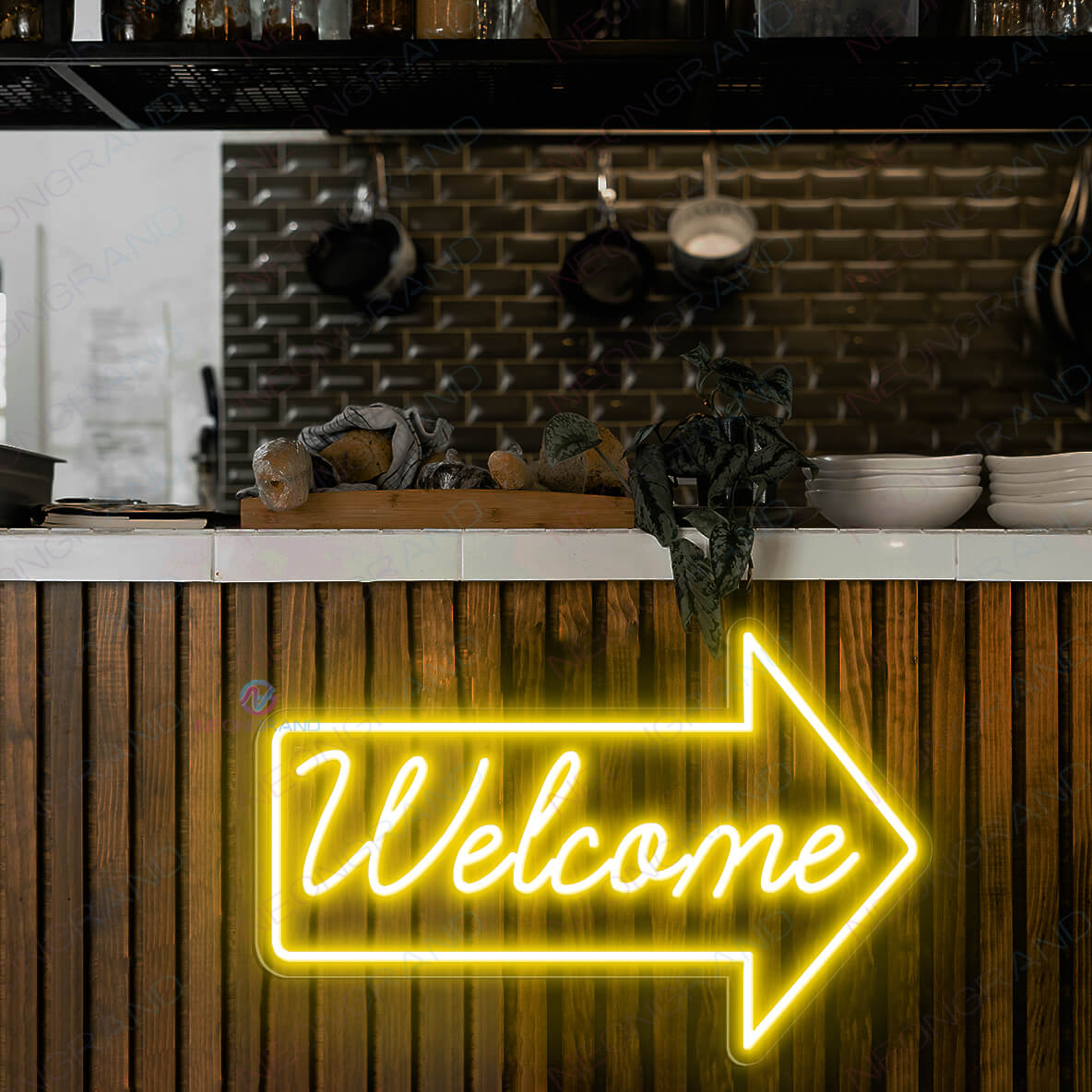 Welcome Neon Sign Lighted Welcome Led Sign - NeonGrand