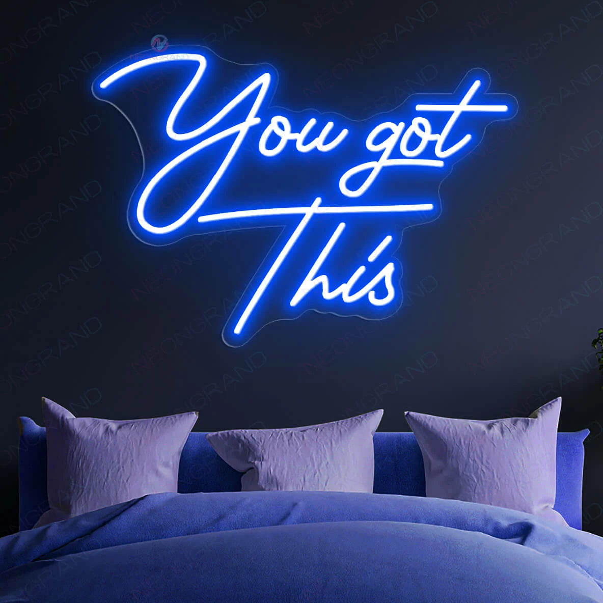 You Got This Neon Sign Inspiration Led Light blue